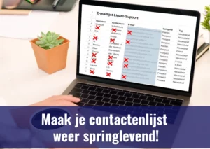 E-mailmarketing contactenlijst beheren